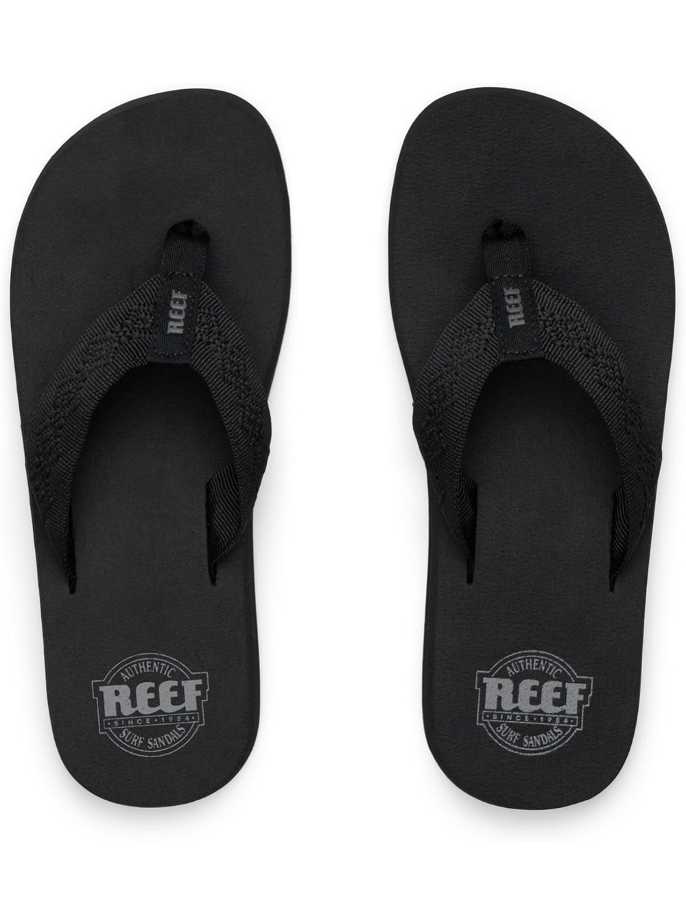 Reef Women’s Black Cushion Flip Flops